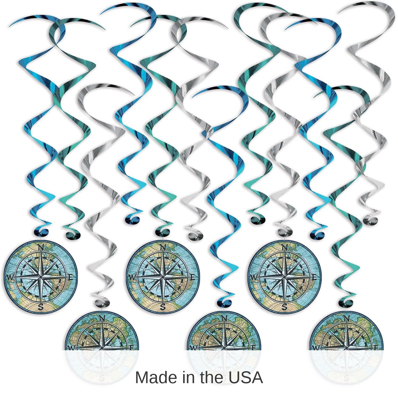 72 Pack Bulk Bon Voyage Party Whirls