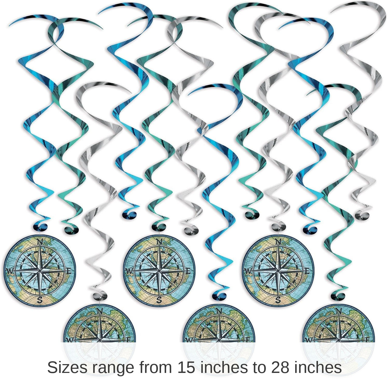 72 Pack Bulk Bon Voyage Party Whirls