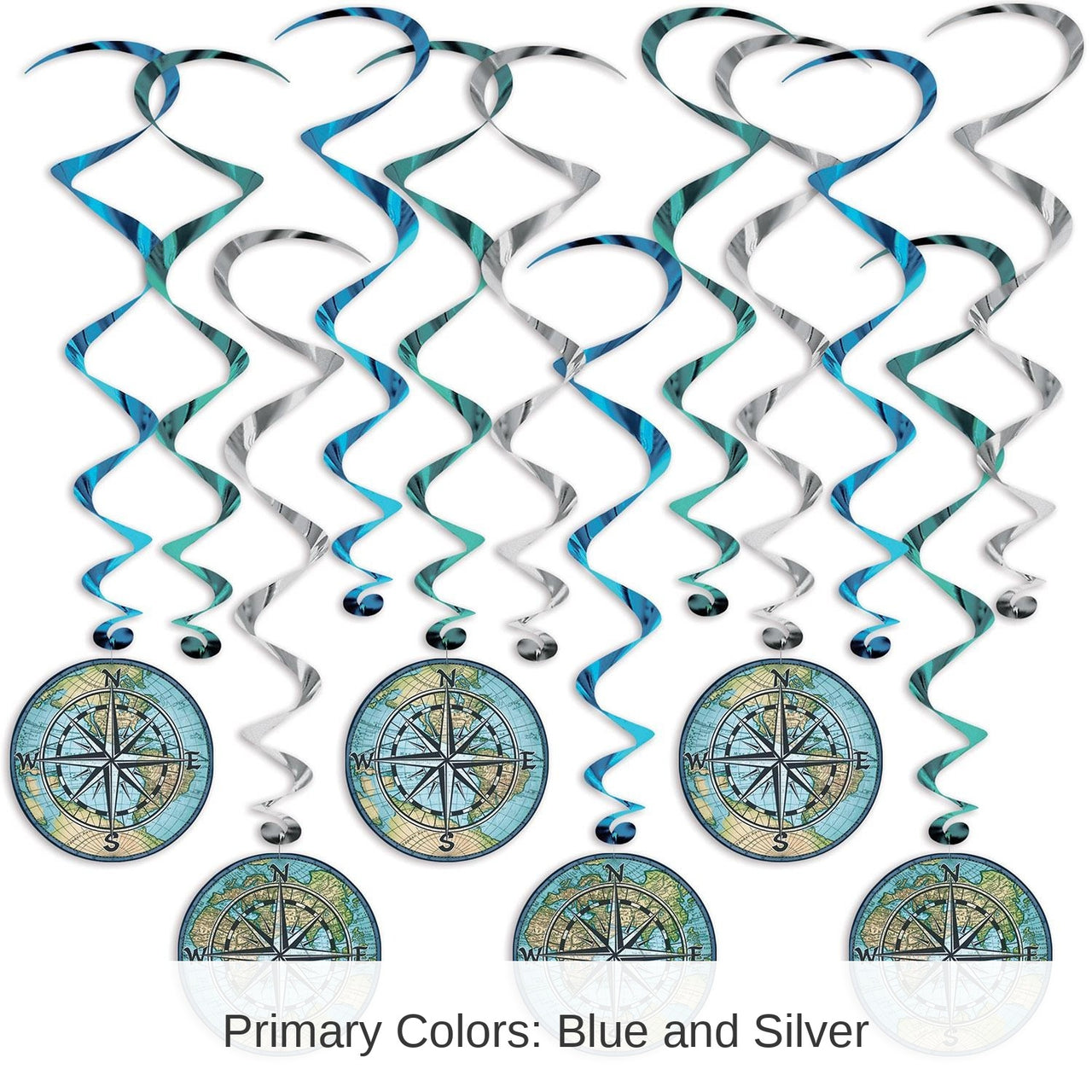 72 Pack Bulk Bon Voyage Party Whirls