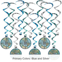 72 Pack Bulk Bon Voyage Party Whirls