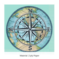 192 Pack Bulk Bon Voyage Party Luncheon Napkins