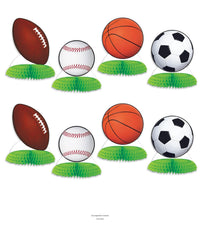 96 Pack Bulk Sports Ball Mini Party Centerpieces