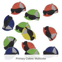 12 Pack Bulk Jockey Helmet Deluxe Sparkle Confetti (0.5 Oz/Pkg)