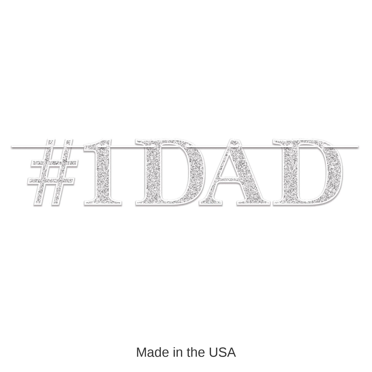 12 Pack Bulk Father's Day #1 Dad Streamer