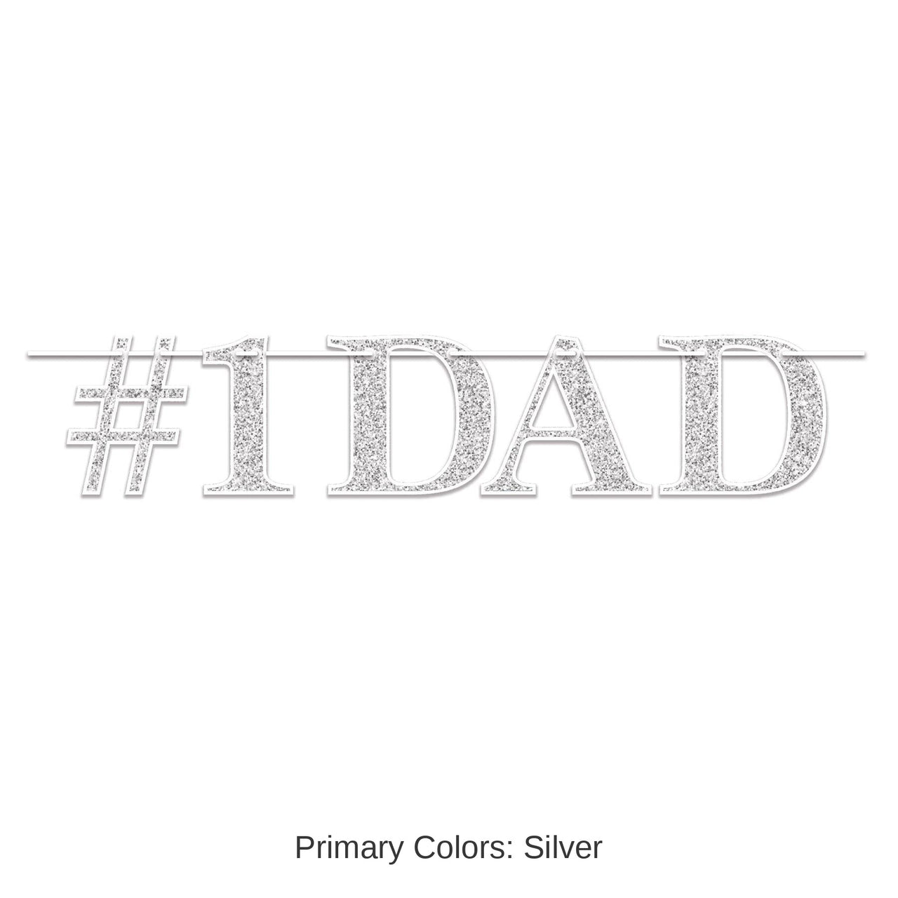 12 Pack Bulk Father's Day #1 Dad Streamer