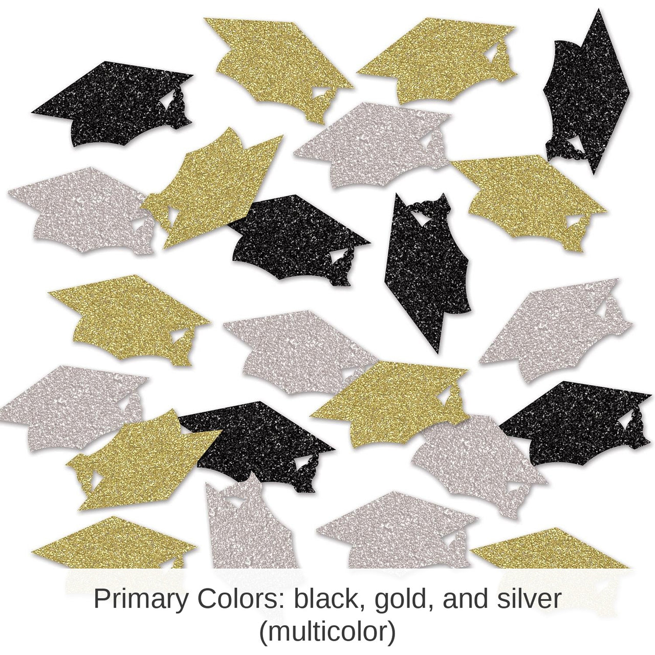 12 Pack Bulk Graduation Party Deluxe Sparkle Confetti (0.5 Oz/Pkg)
