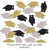 12 Pack Bulk Graduation Party Deluxe Sparkle Confetti (0.5 Oz/Pkg)