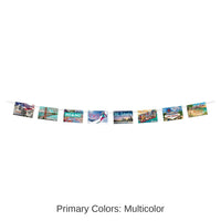 12 Pack Bulk Travel America Postcard Party Streamer