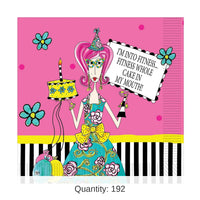 192 Pack Bulk Dolly Mama's Adult Celebration Party Lunch Napkins