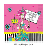 192 Pack Bulk Dolly Mama's Adult Celebration Party Lunch Napkins
