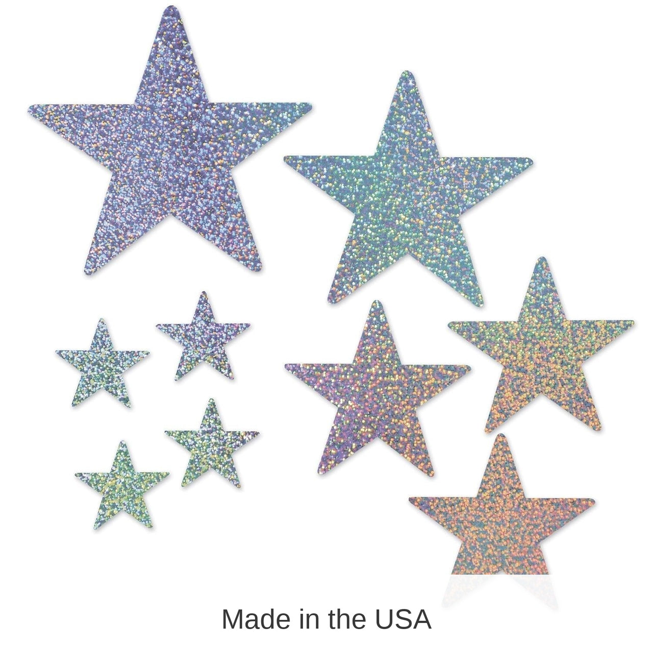 108 Pack Bulk Packaged Star Party Cutouts