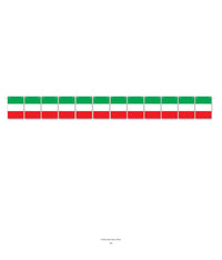 12 Pack Bulk Italian Flag Party Streamer