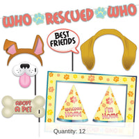 12 Pack Bulk Who Rescued Who Party Kit