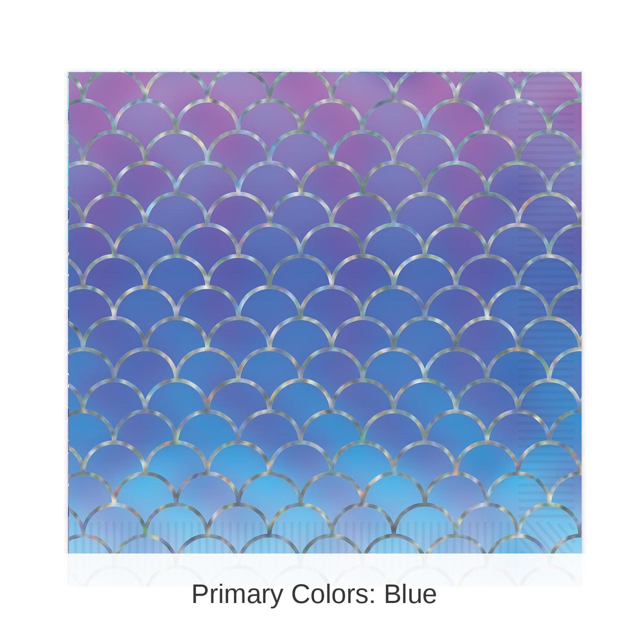 192 Pack Bulk Mermaid Scales Party Luncheon Napkins