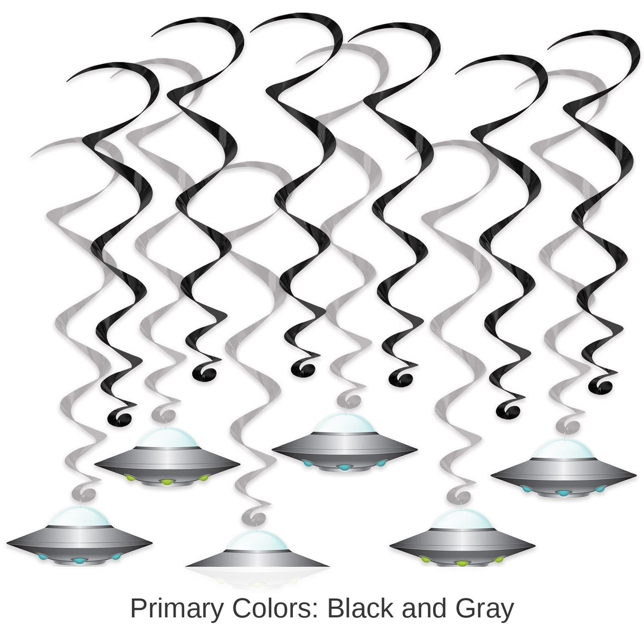72 Pack Bulk Flying Saucer Party Whirls