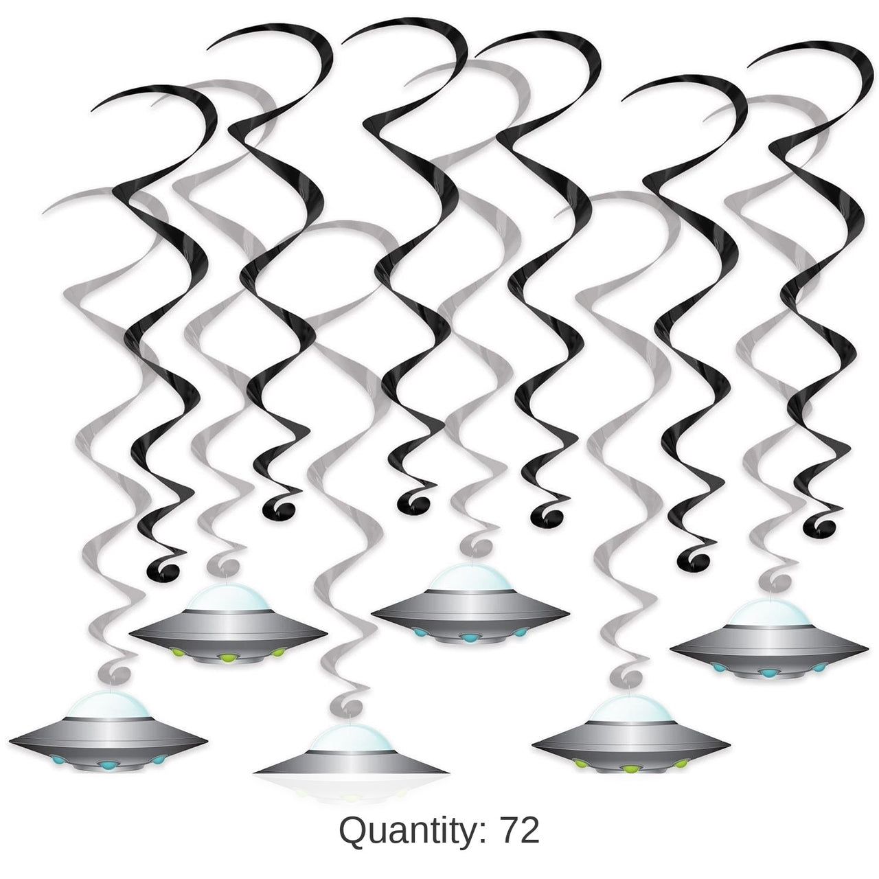 72 Pack Bulk Flying Saucer Party Whirls