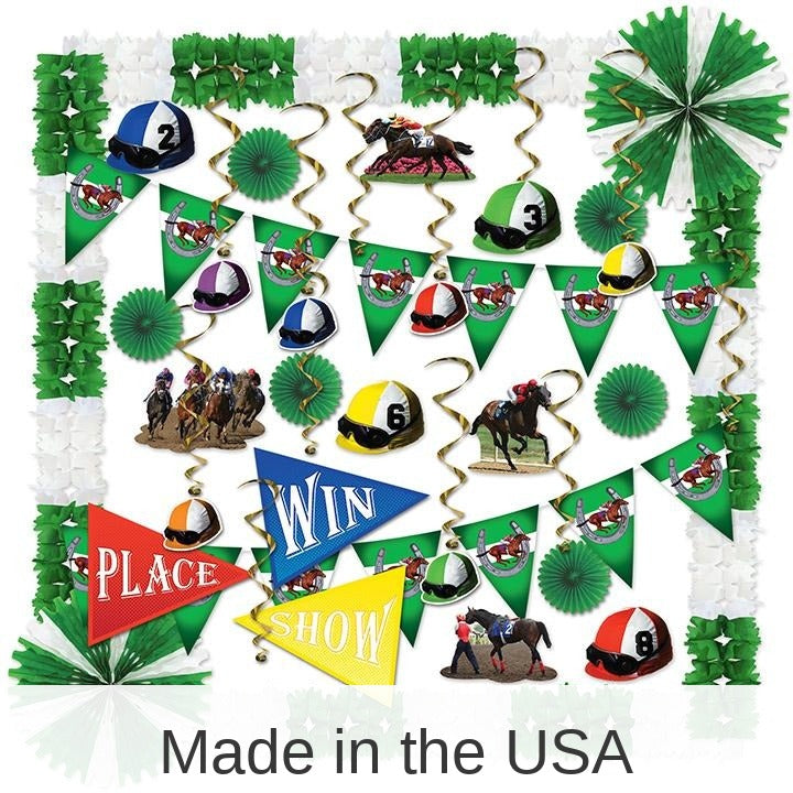 Horse Racing Party 37 Piece Decorating Kit