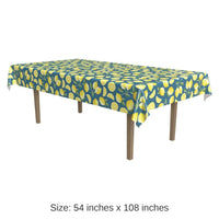 12 Pack Bulk Lemon Party Tablecover
