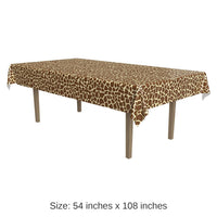 12 Pack Bulk Giraffe Print Party Tablecover