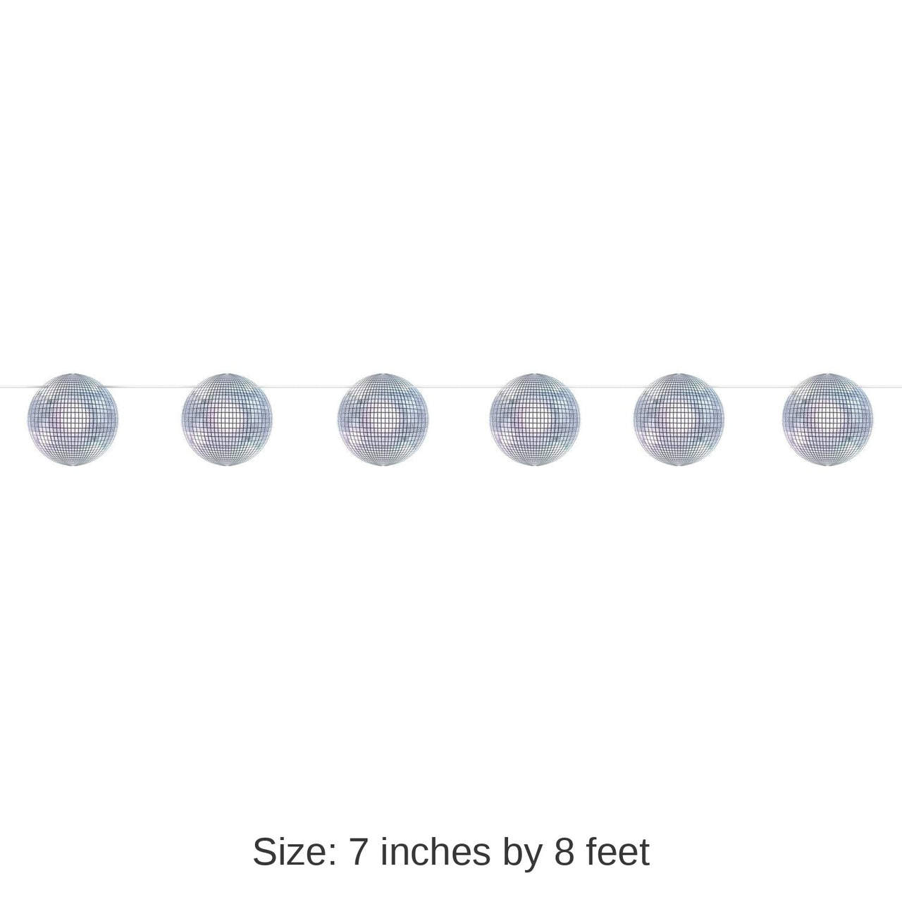 12 Pack Bulk Disco Ball Party Streamer