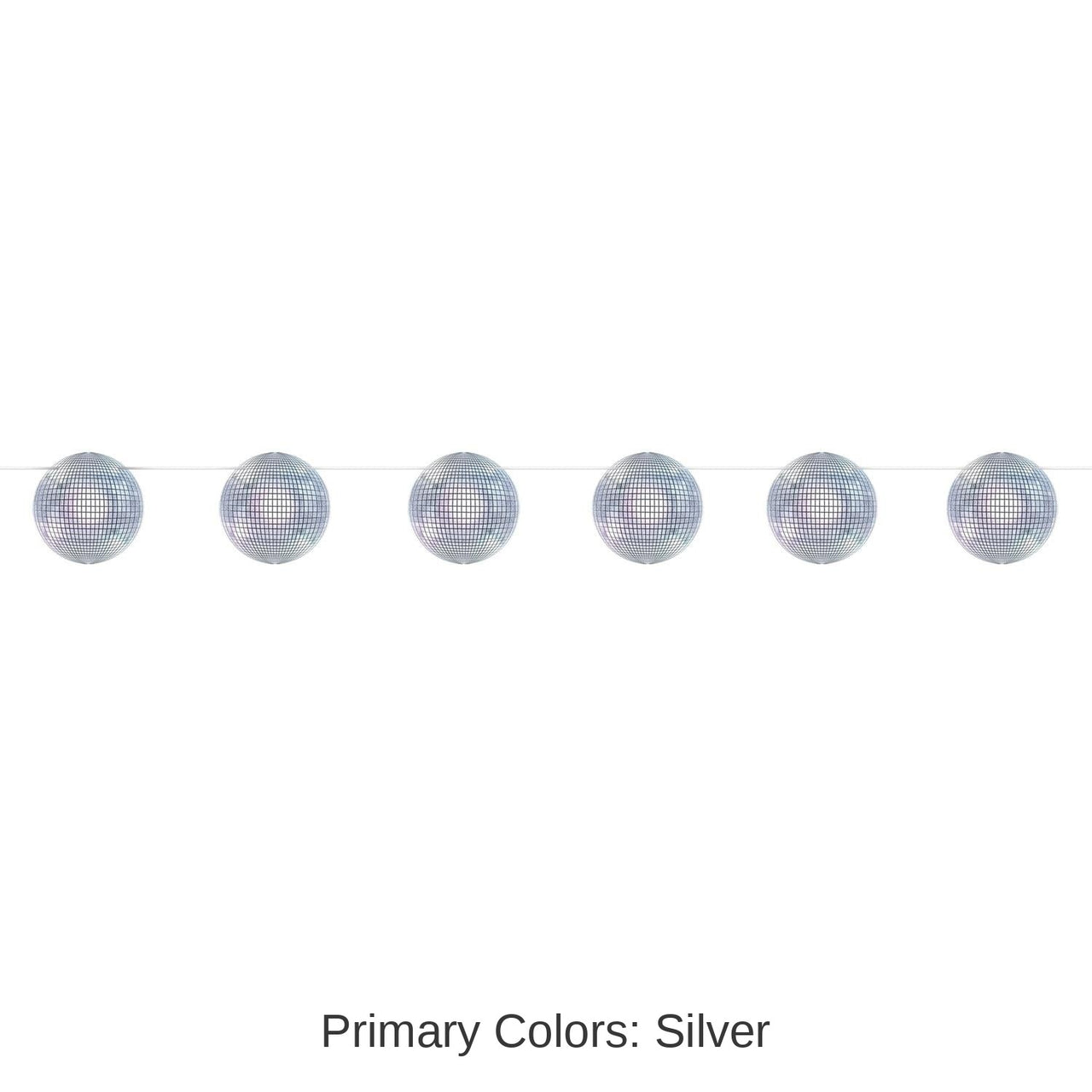 12 Pack Bulk Disco Ball Party Streamer