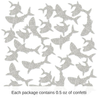 12 Pack Bulk Shark Deluxe Party Sparkle Confetti (0.5 Oz/Pkg)