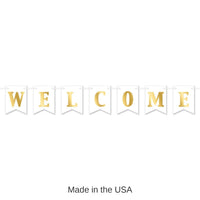 12 Pack Bulk Foil Welcome Party Streamer