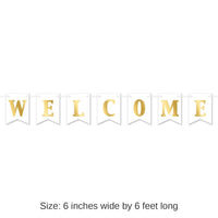 12 Pack Bulk Foil Welcome Party Streamer