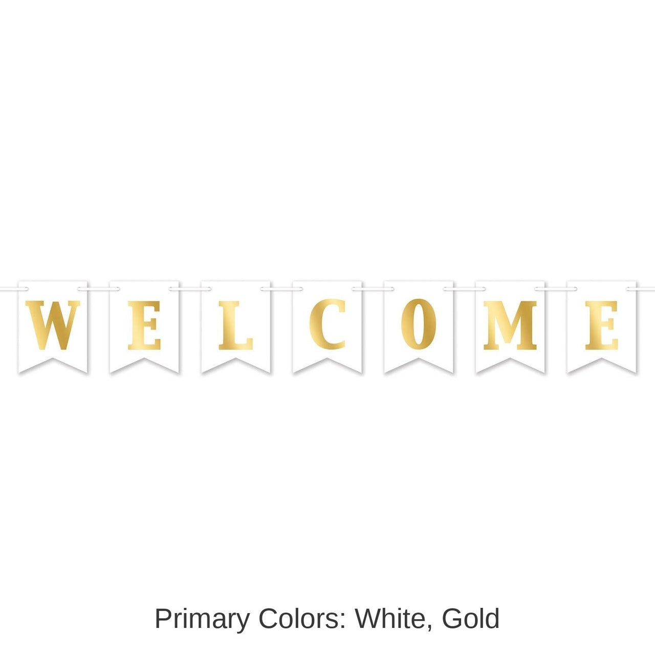 12 Pack Bulk Foil Welcome Party Streamer