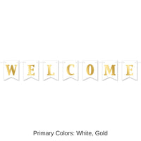 12 Pack Bulk Foil Welcome Party Streamer