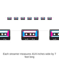 12 Pack Bulk Cassette Tape Party Streamer
