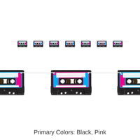 12 Pack Bulk Cassette Tape Party Streamer