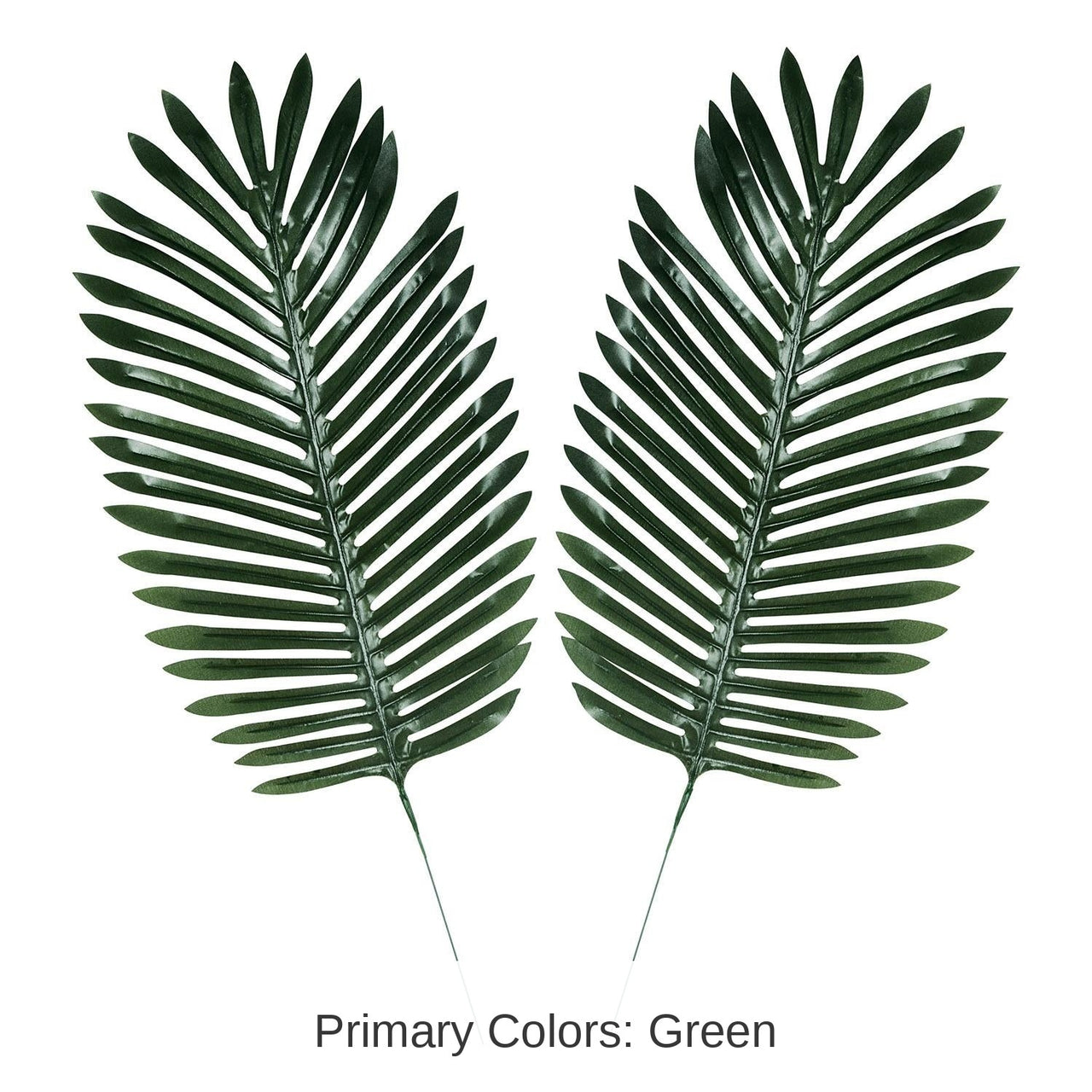 6 Piece Bulk Luau Party Fabric Fern Palm Leaves