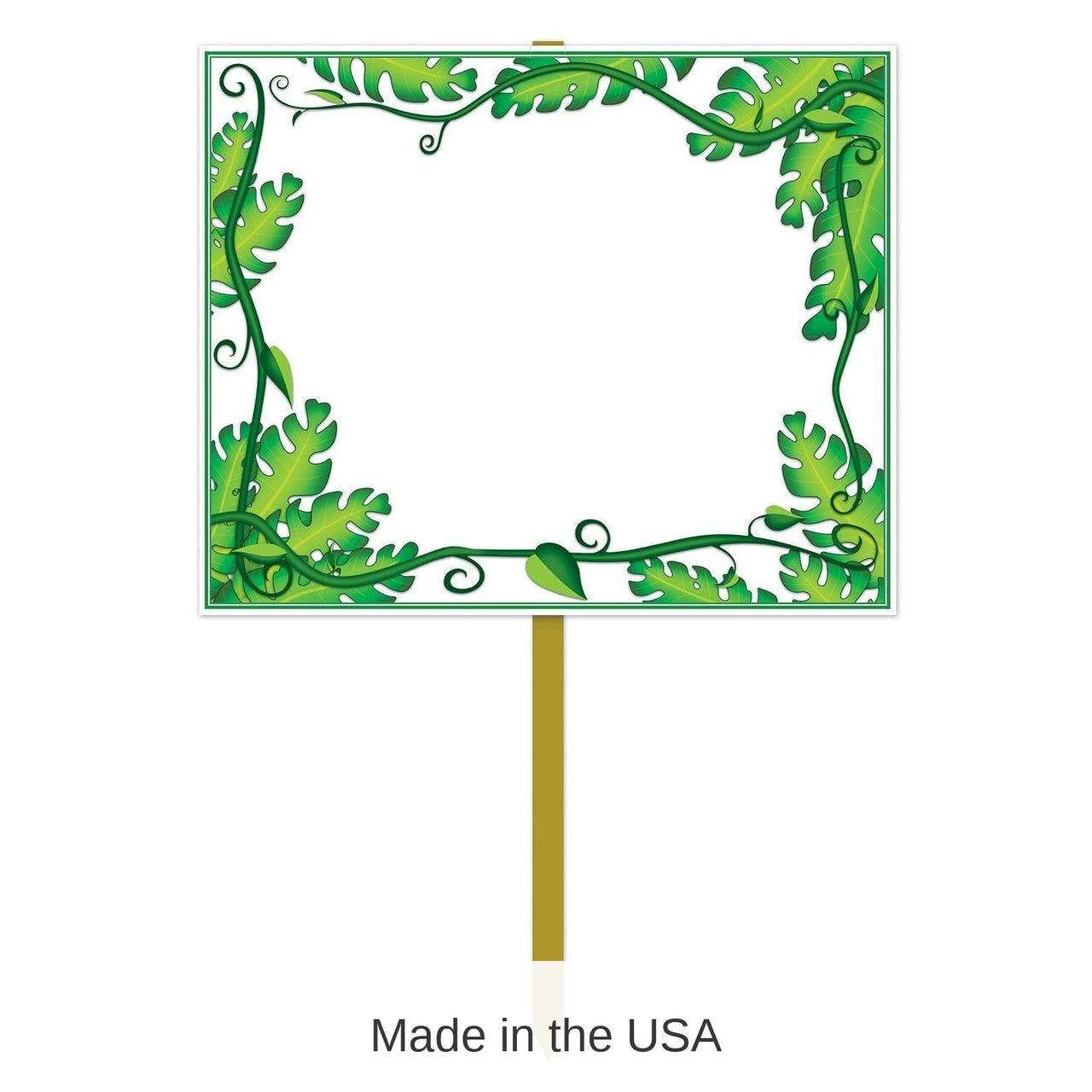 6 Pack Bulk Blank Jungle Party Yard Sign