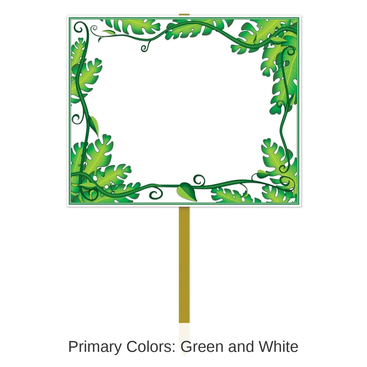 6 Pack Bulk Blank Jungle Party Yard Sign