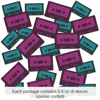 12 Pack Bulk Cassette Tape Deluxe Party Sparkle Confetti (0.5 Oz/Pkg)