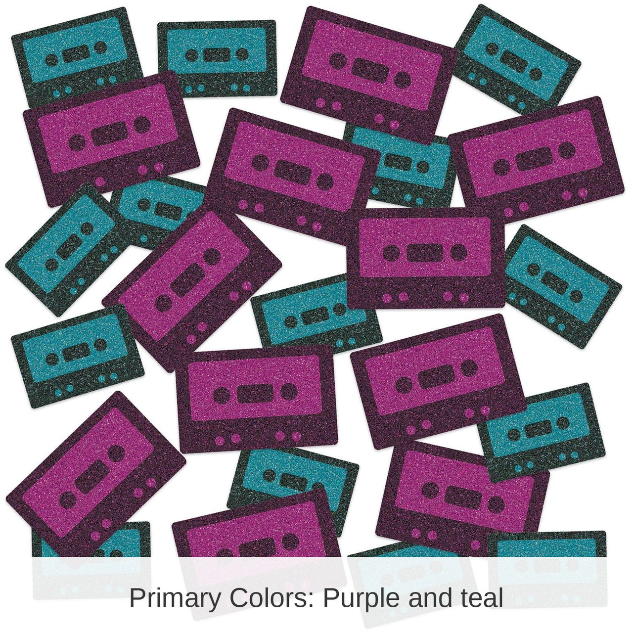 12 Pack Bulk Cassette Tape Deluxe Party Sparkle Confetti (0.5 Oz/Pkg)