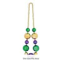 Jumbo Mardi Gras Beads 4 ft 7 inch Round Party Necklace
