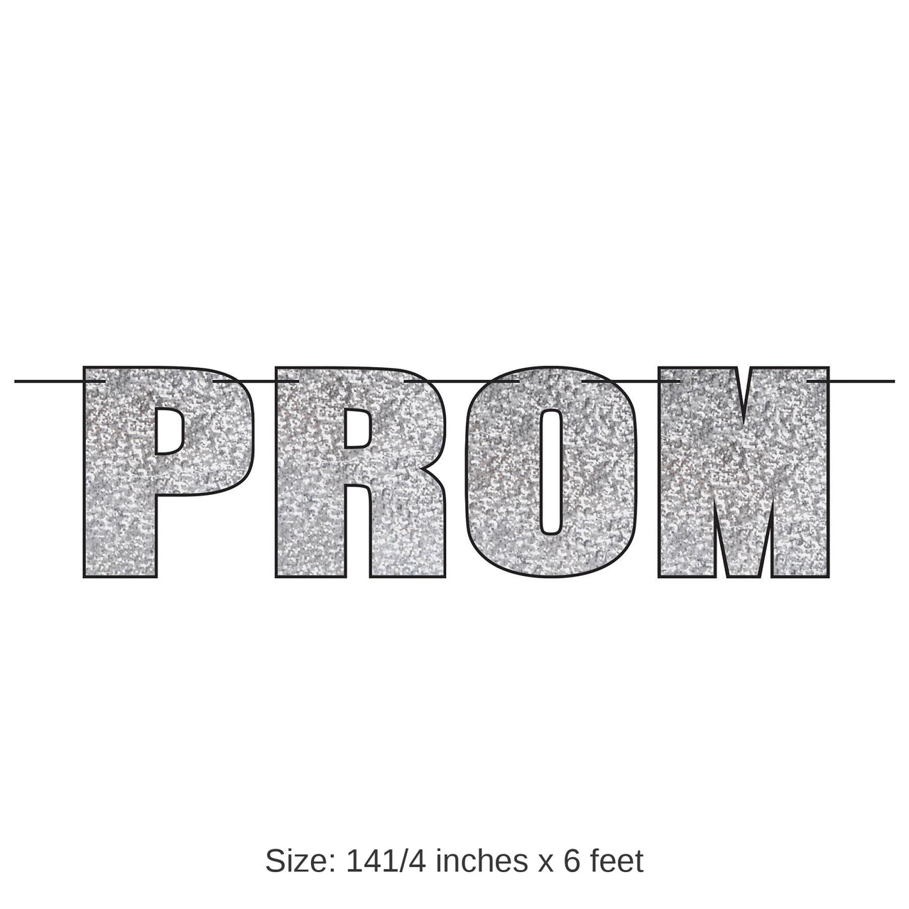 12 Pack Bulk Prom Party Streamer- Silver