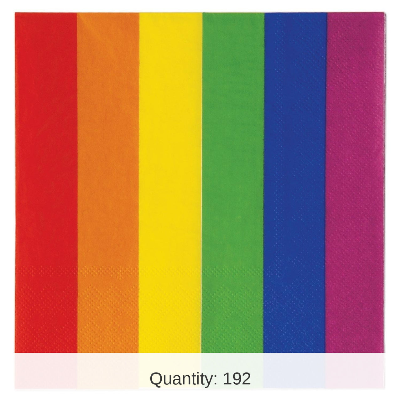 192 Pack Bulk Rainbow Party Luncheon Napkins