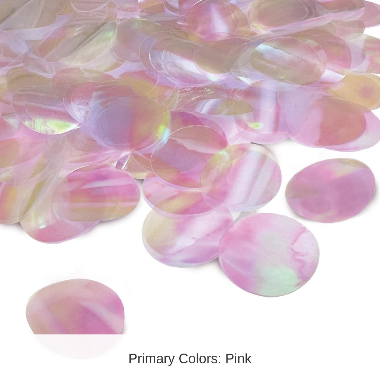 12 Pack Bulk Metallic Deluxe Dot Party Confetti - opalescent (0.5 Oz/Pkg)