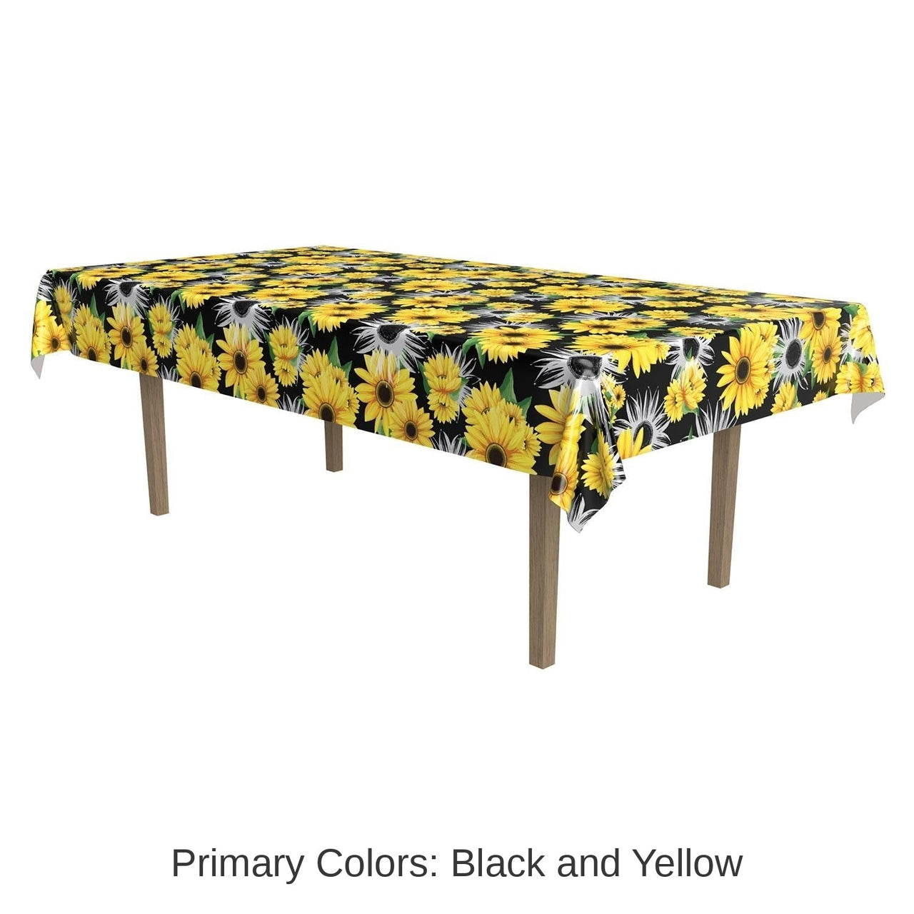 12 Pack Bulk Sunflower Party Tablecover