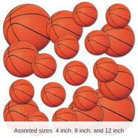 Basketball Party Cutouts (240 per Case)