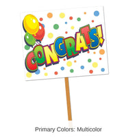 6 Pack Bulk Congrats! Party Yard Sign