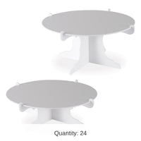24 Pack Bulk Party Cake Stands