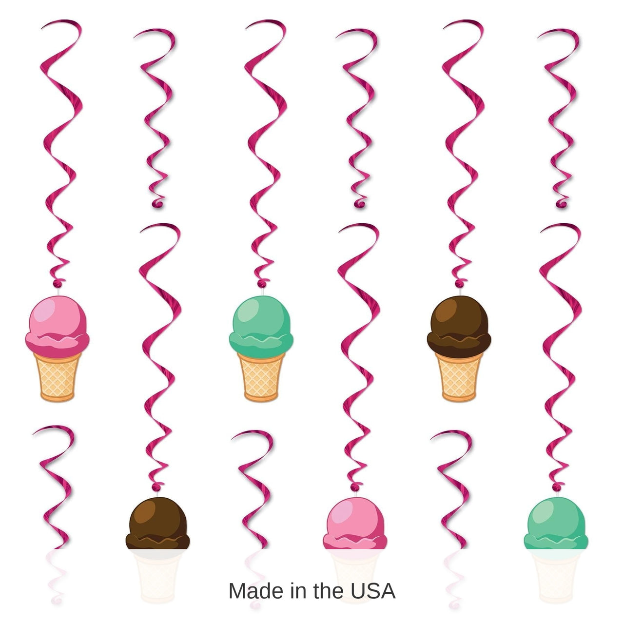 72 Pack Bulk Ice Cream Party Whirls