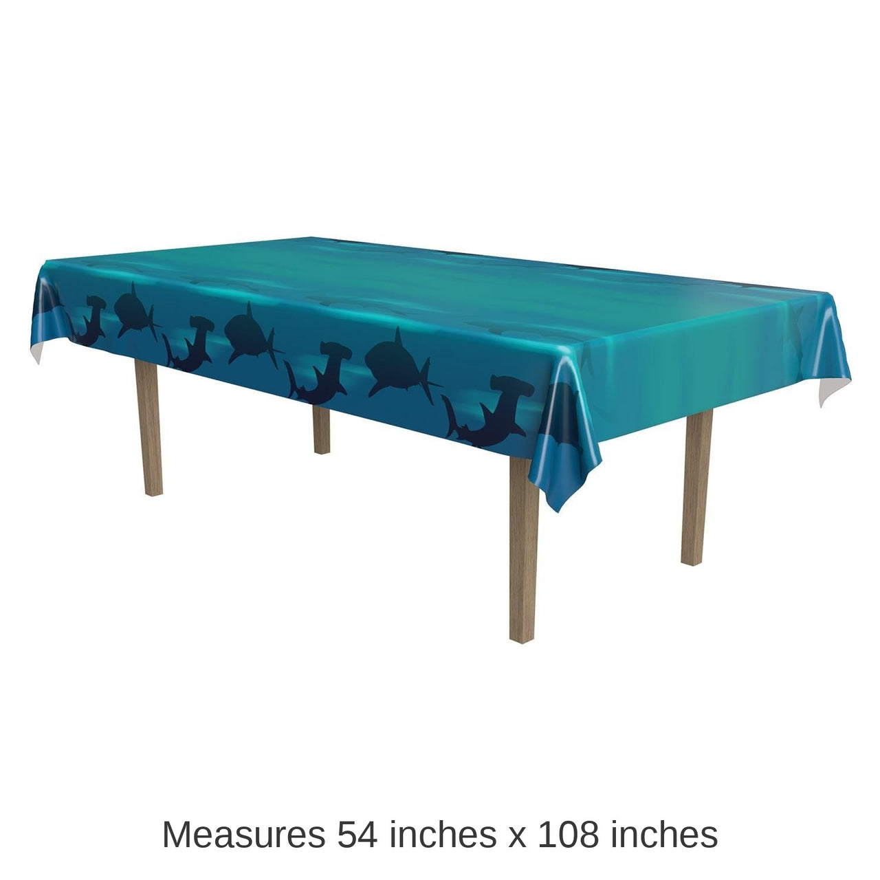 12 Pack Bulk Shark Party Tablecover