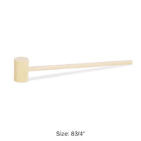6 Pack Bulk Mardi Gras Wooden Mallet