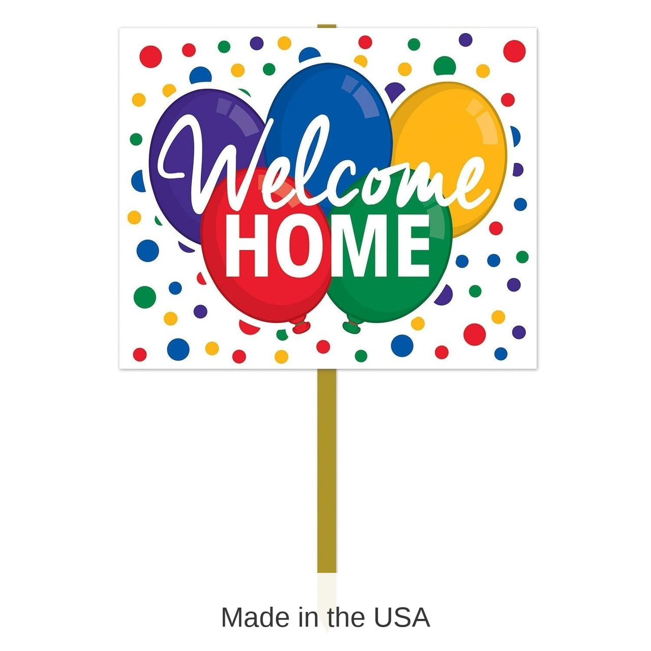 6 Pack Bulk Welcome Home Party Yard Sign