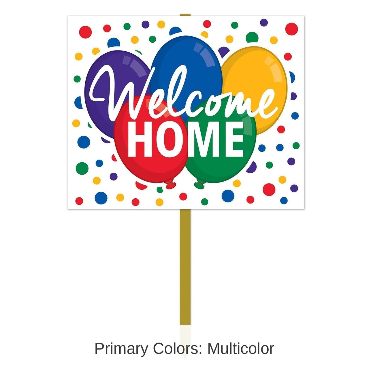 6 Pack Bulk Welcome Home Party Yard Sign